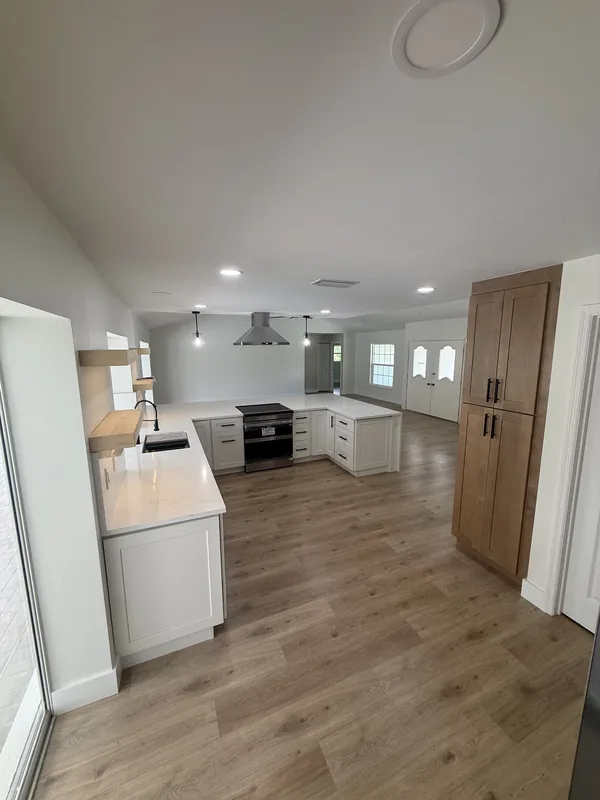The same kitchen after the remodel