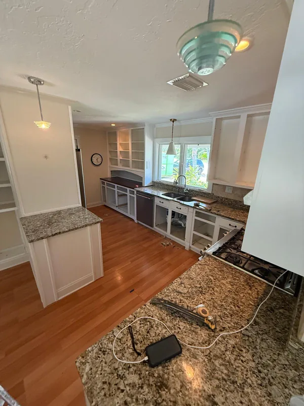 Kitchen before the remodel