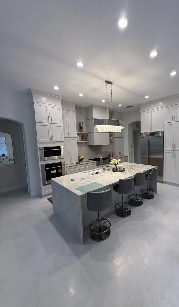 The same kitchen after the remodel