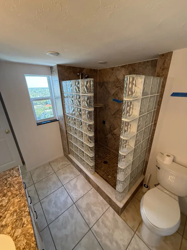 Bathroom before the remodel