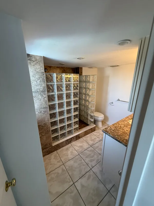 Bathroom before the remodel